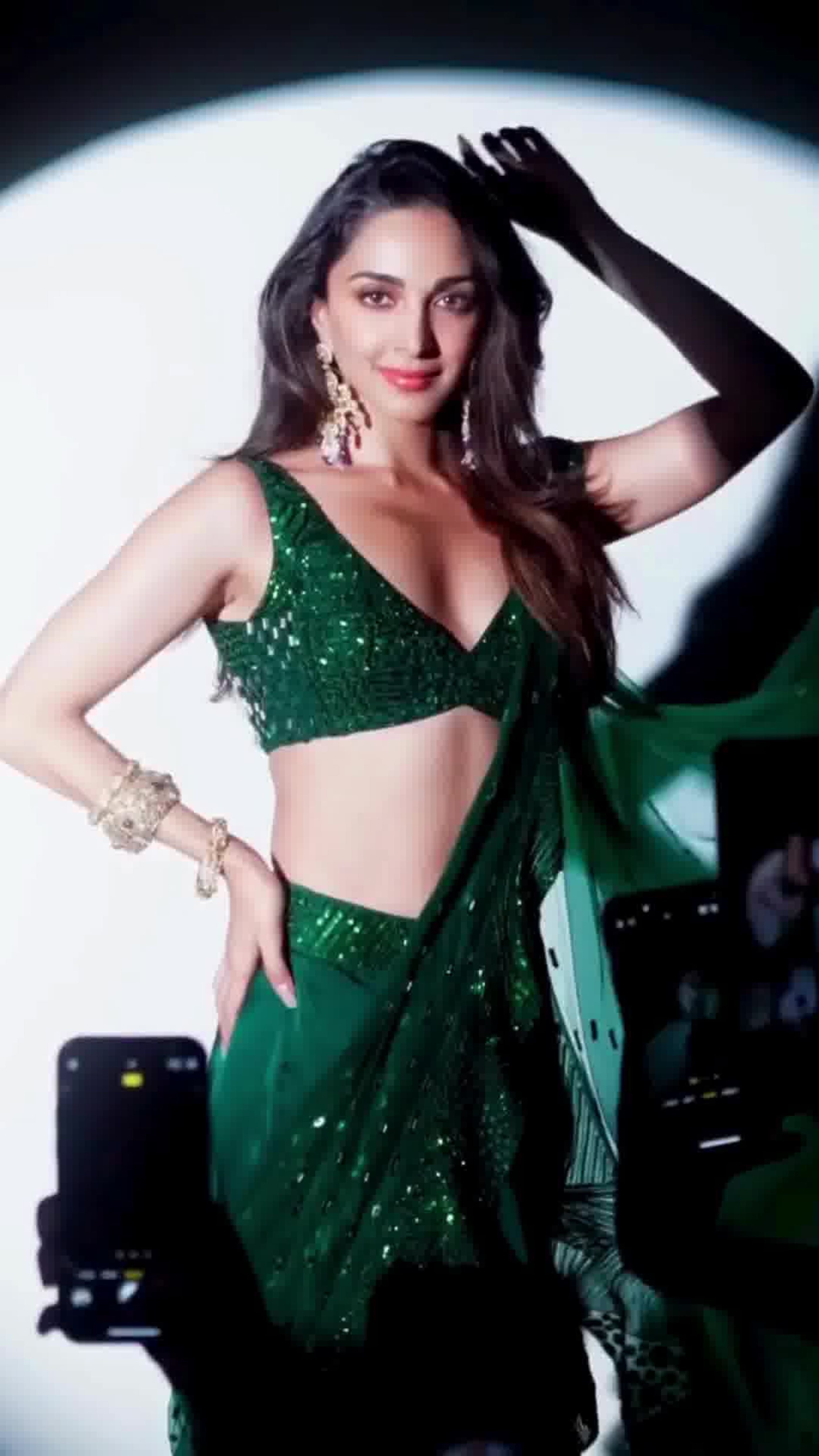 Kiara Advani in Wave Designer Pre Draped...