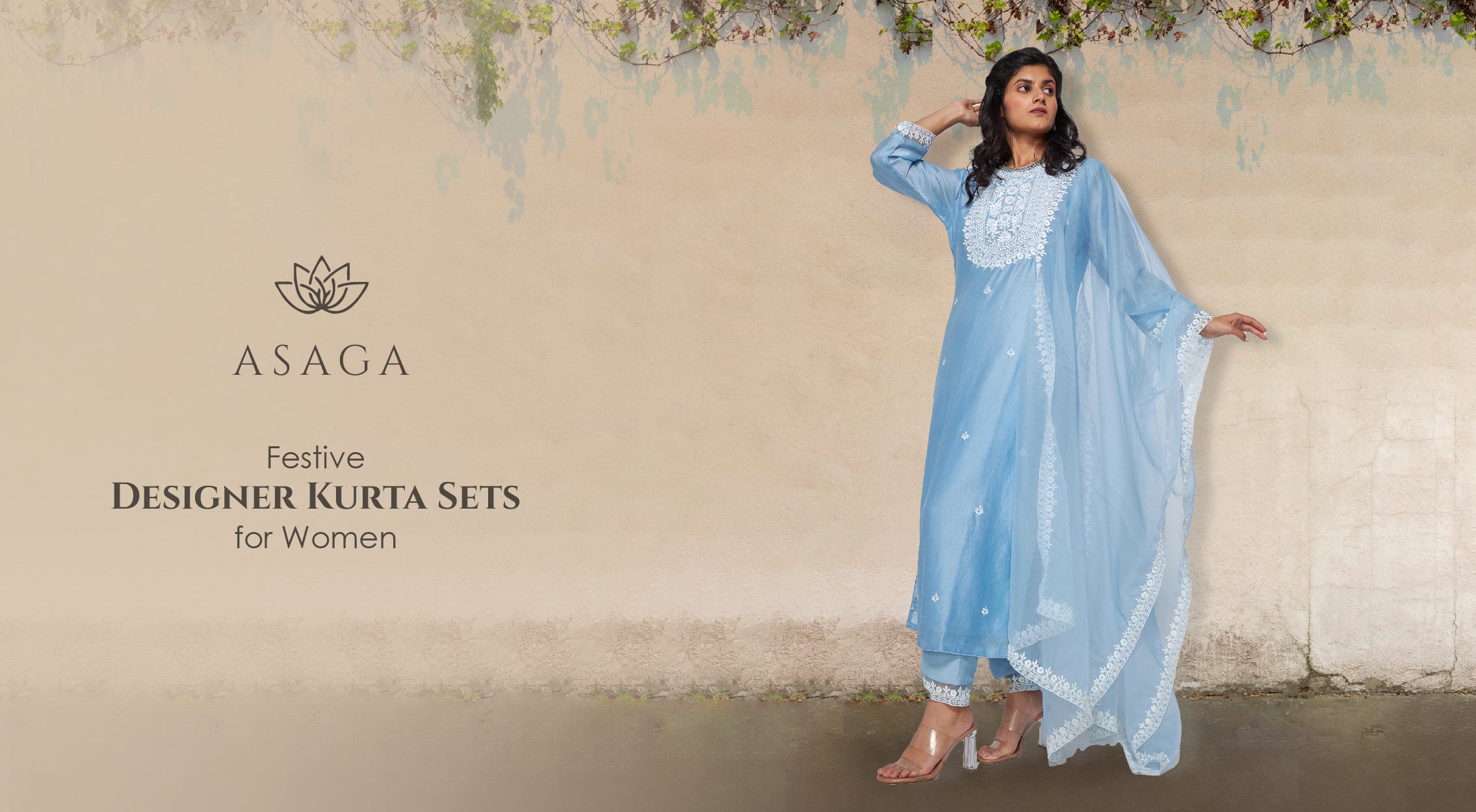 Designer Cotton Kurta Set for Women - Elegant & Stylish