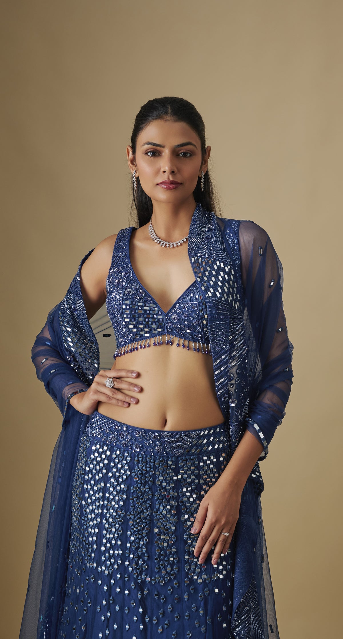 AZURE LEHENGA SET