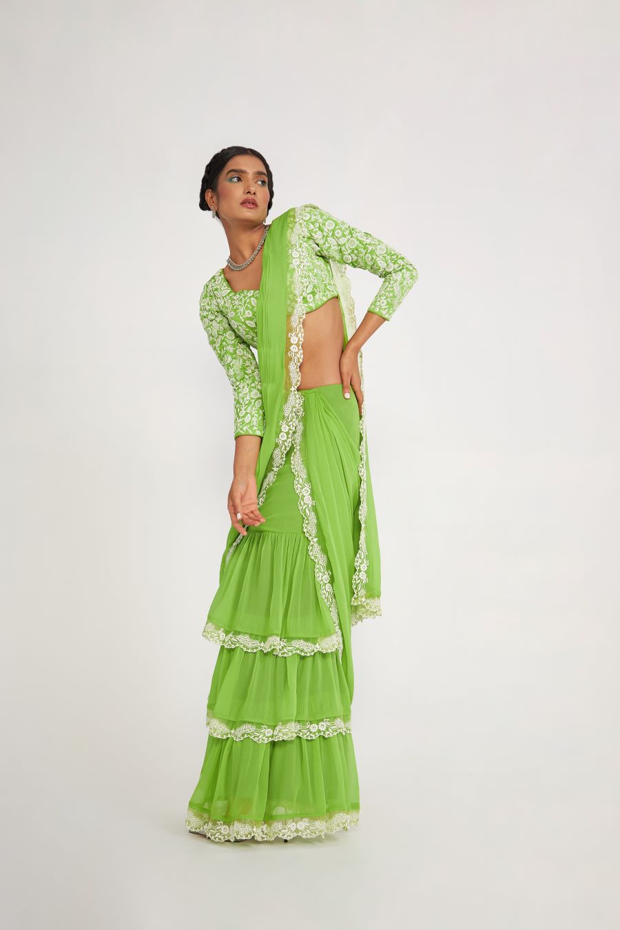 Flora Pre Draped Saree