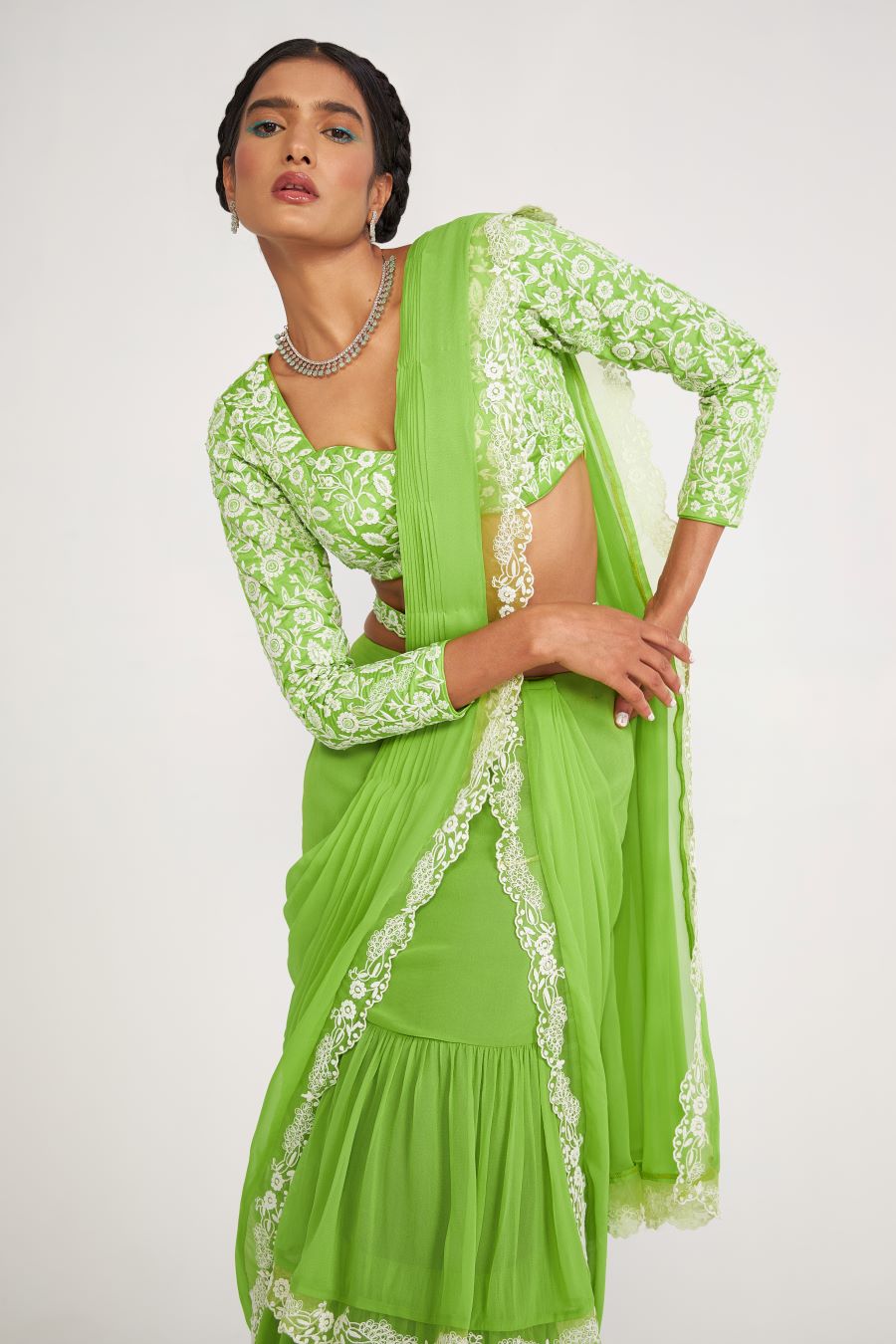 Flora Pre Draped Saree