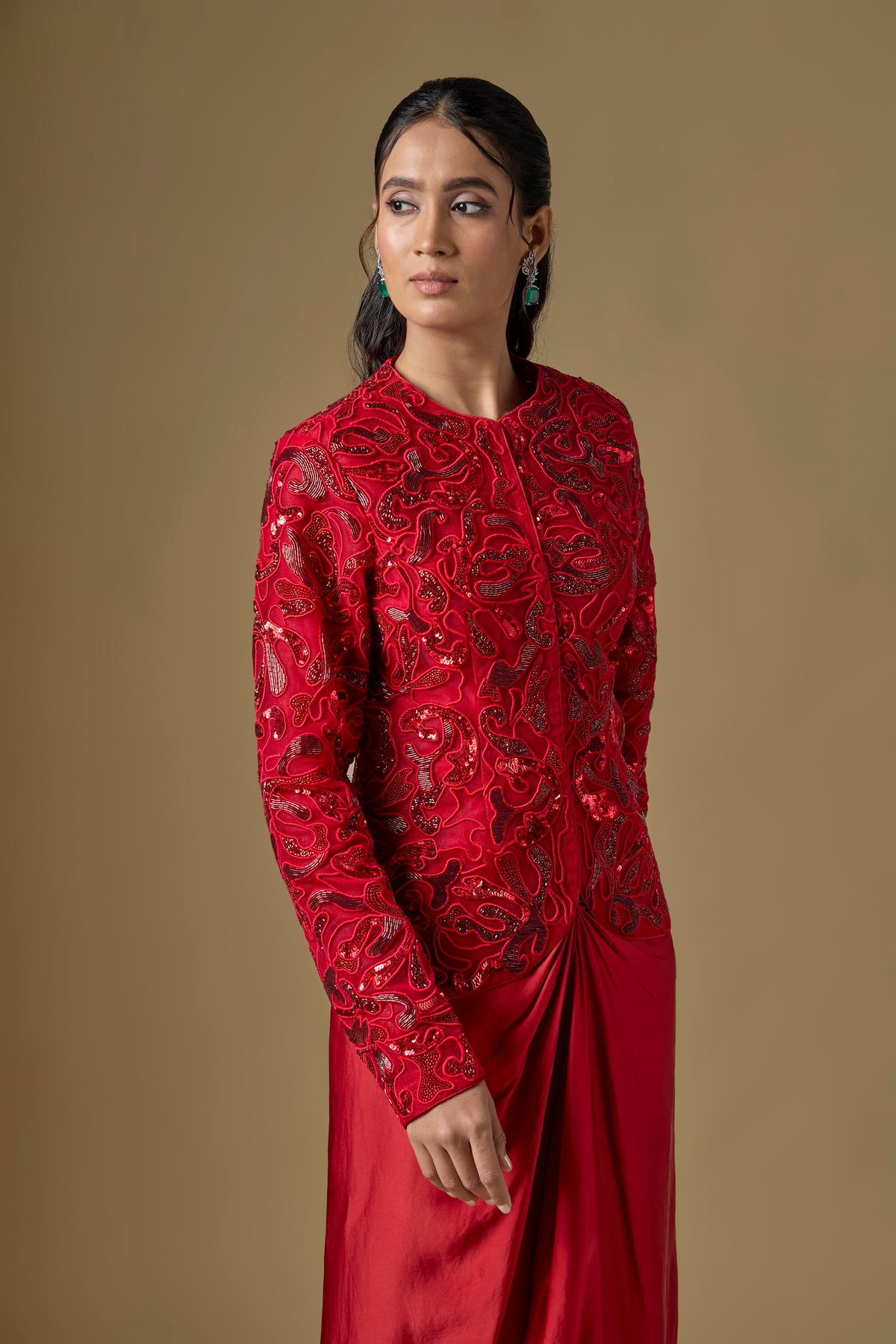 Torrin Jacket Drape set