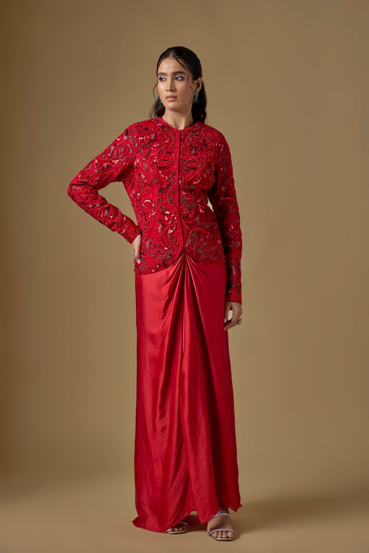 Torrin Jacket Drape set