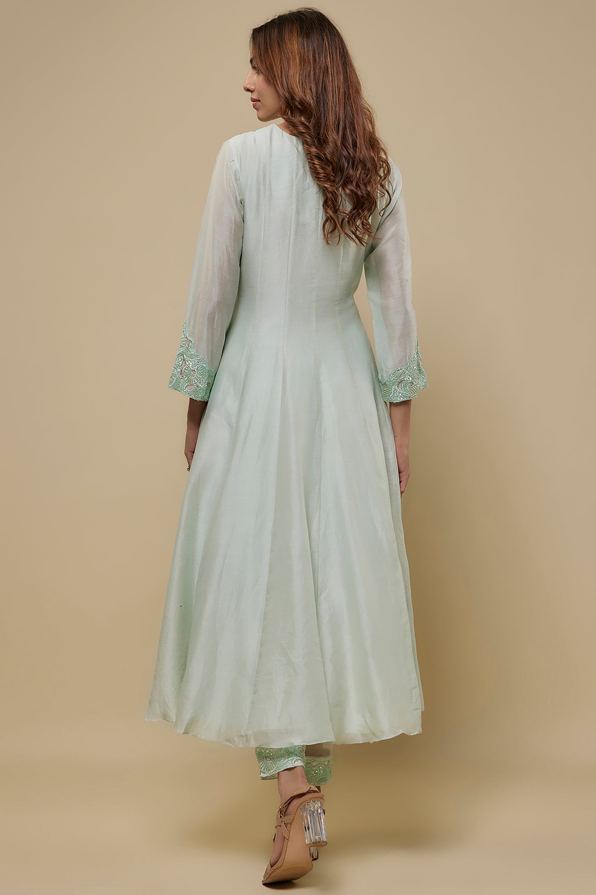 Layered Anarkali set