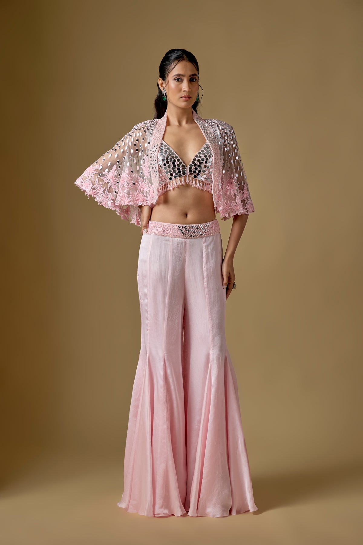Kai sharara cape set