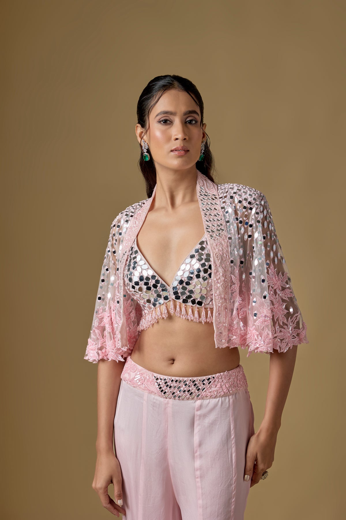 Kai sharara cape set