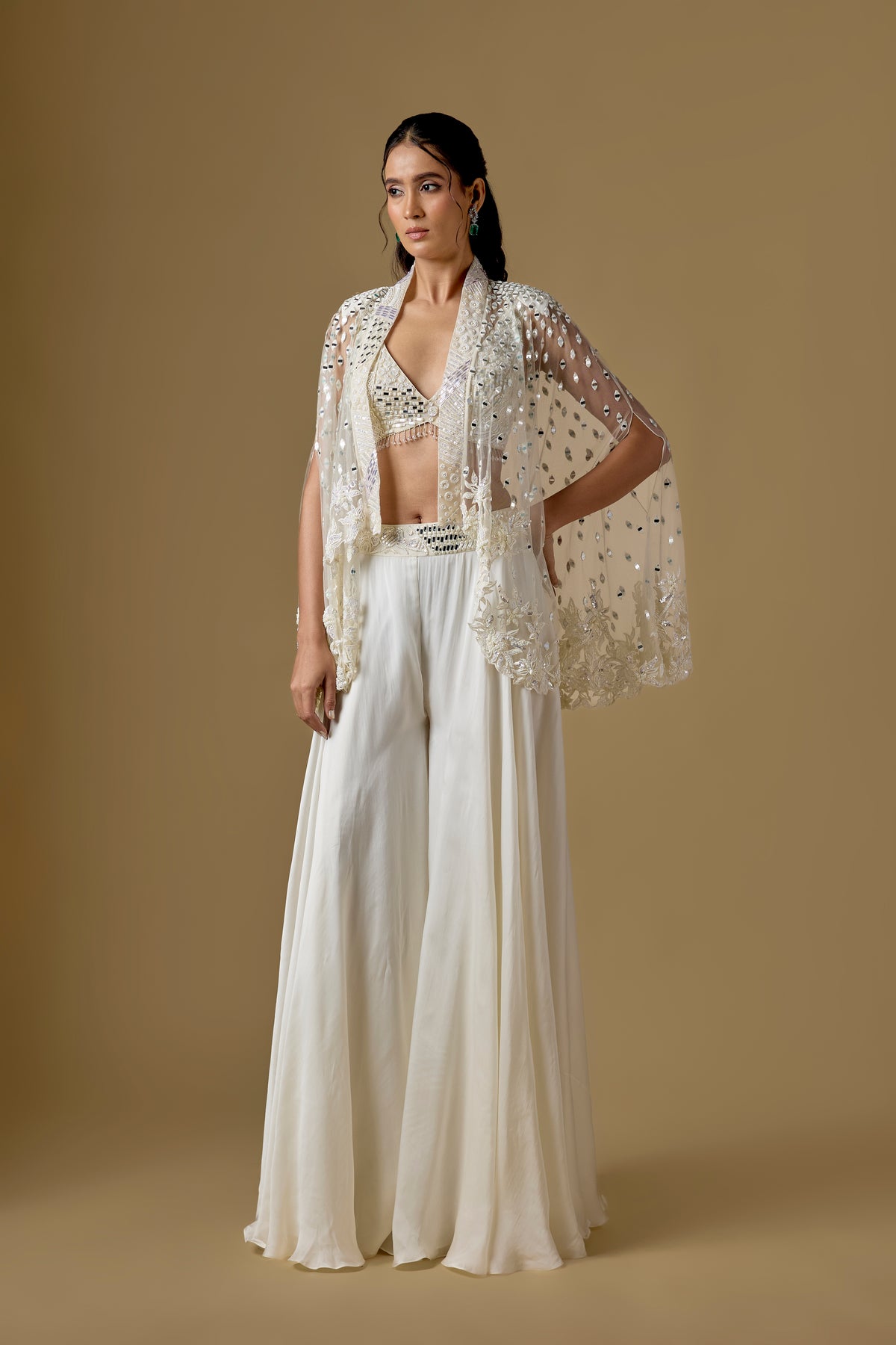 Seanna sharara cape set