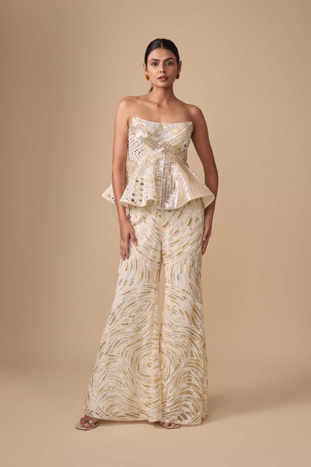 Gilded Sharara Set