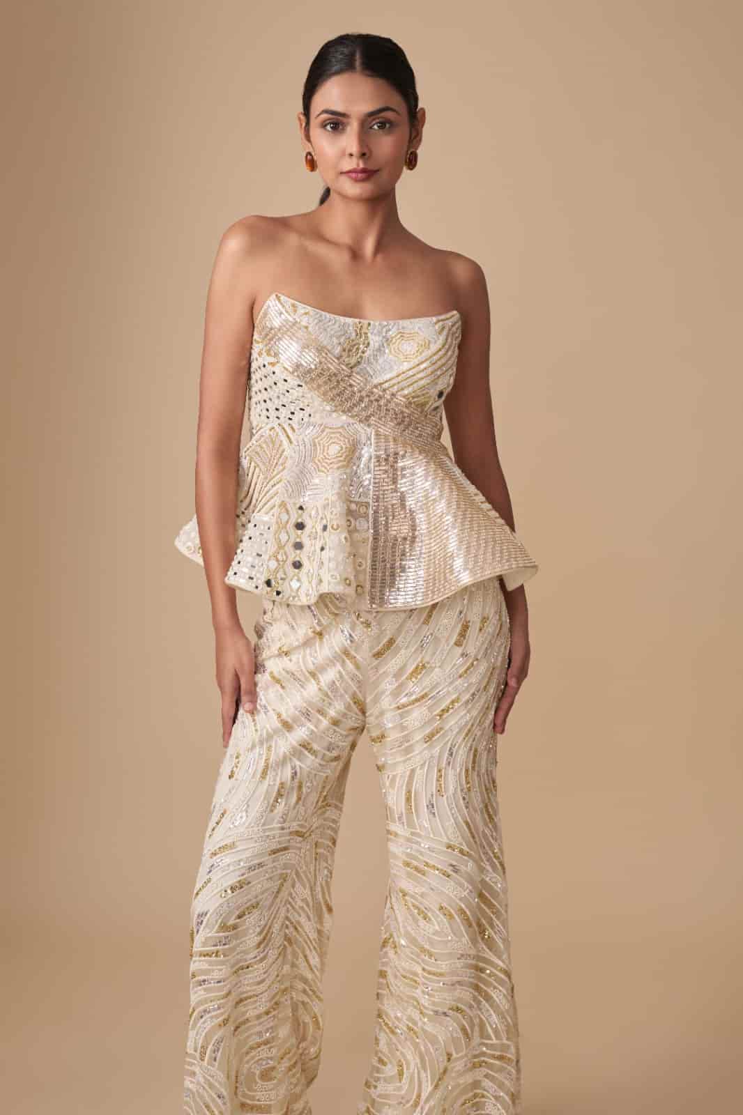 Gilded Sharara Set