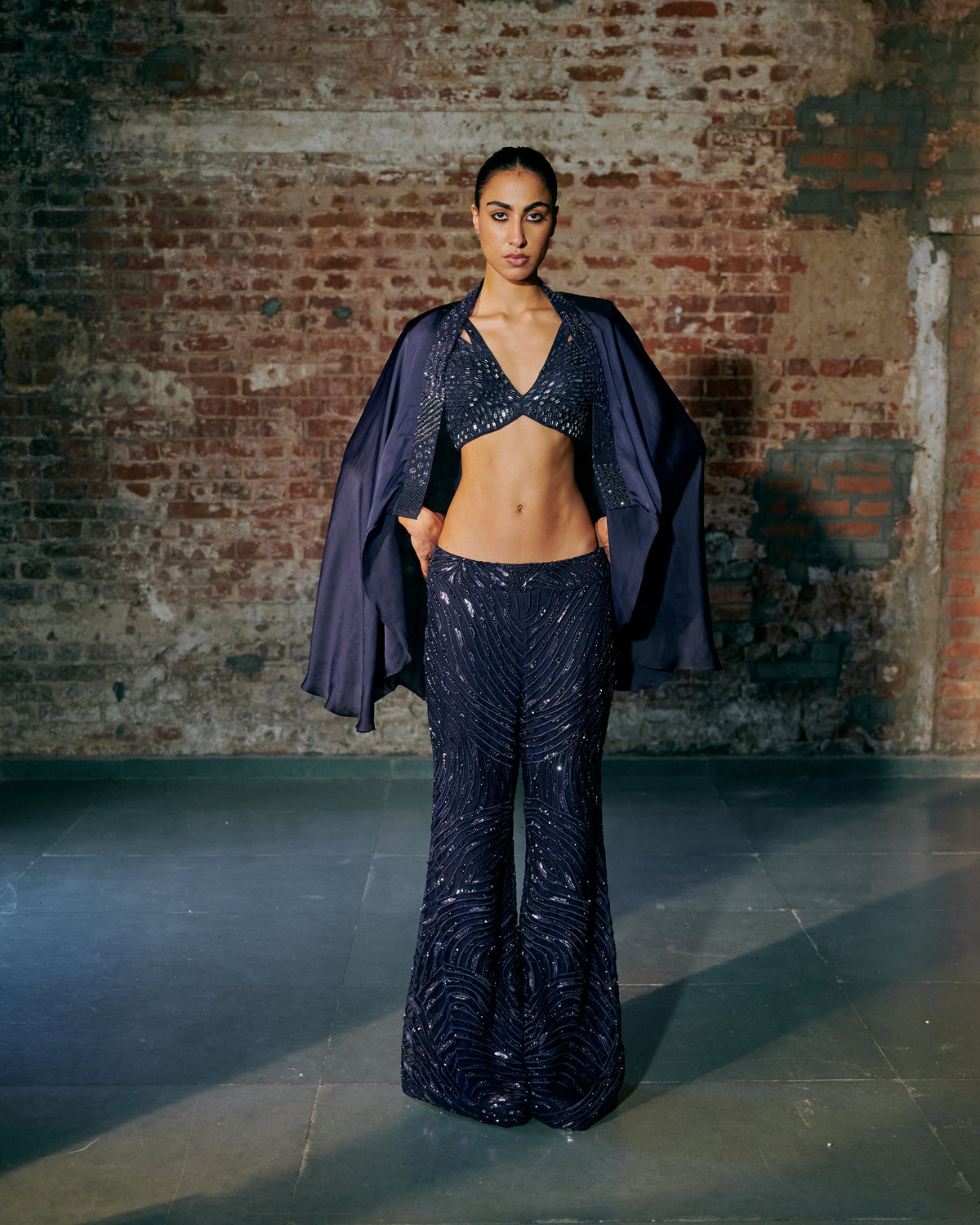 Sapphire Sharara Set