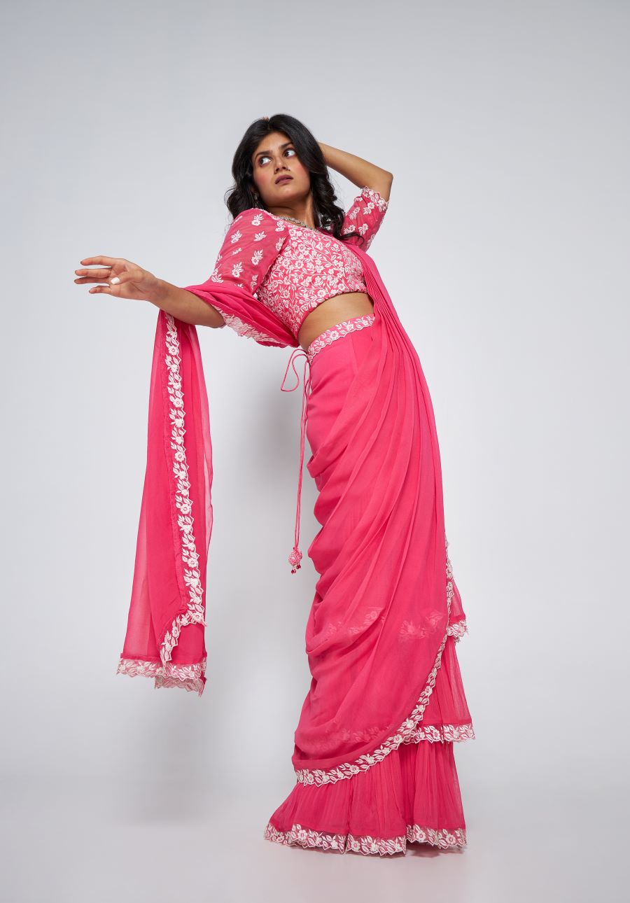 Jolie Pre Draped Saree