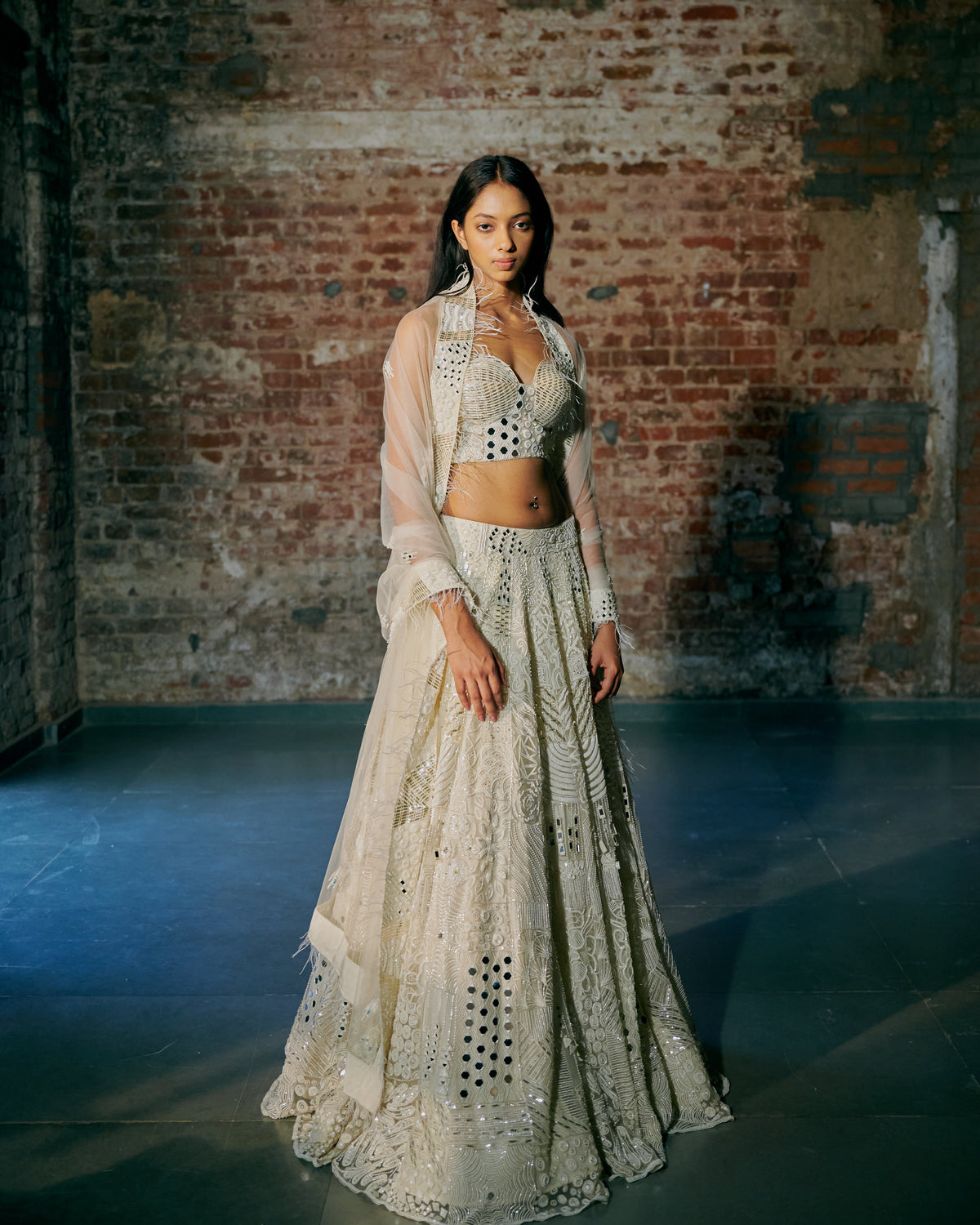 Swirl Lehenga