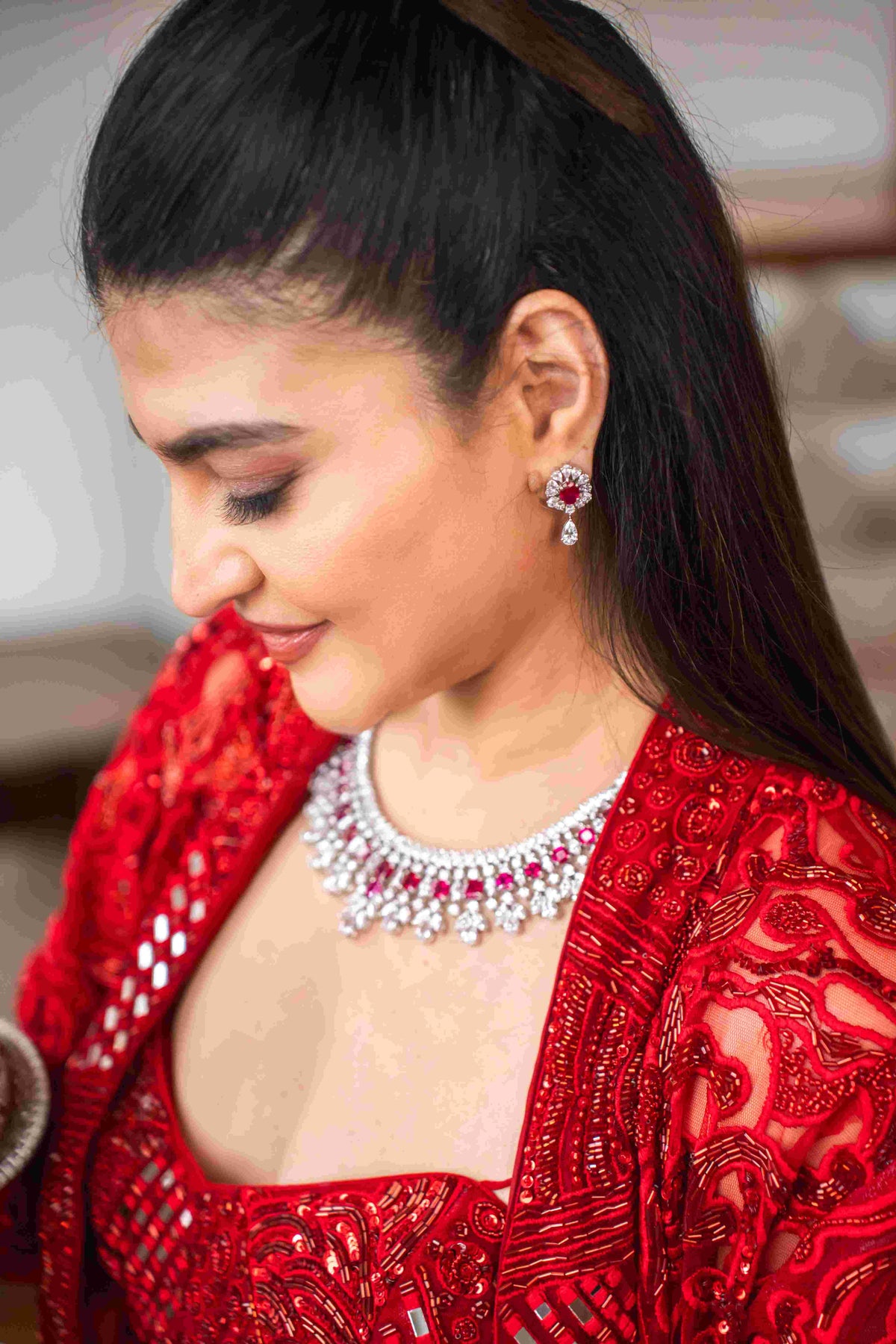 Khushnaz Ashdin in Bucky Sharara Set