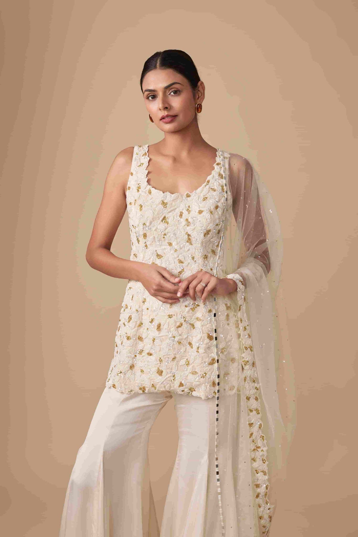 Luster Sharara Set