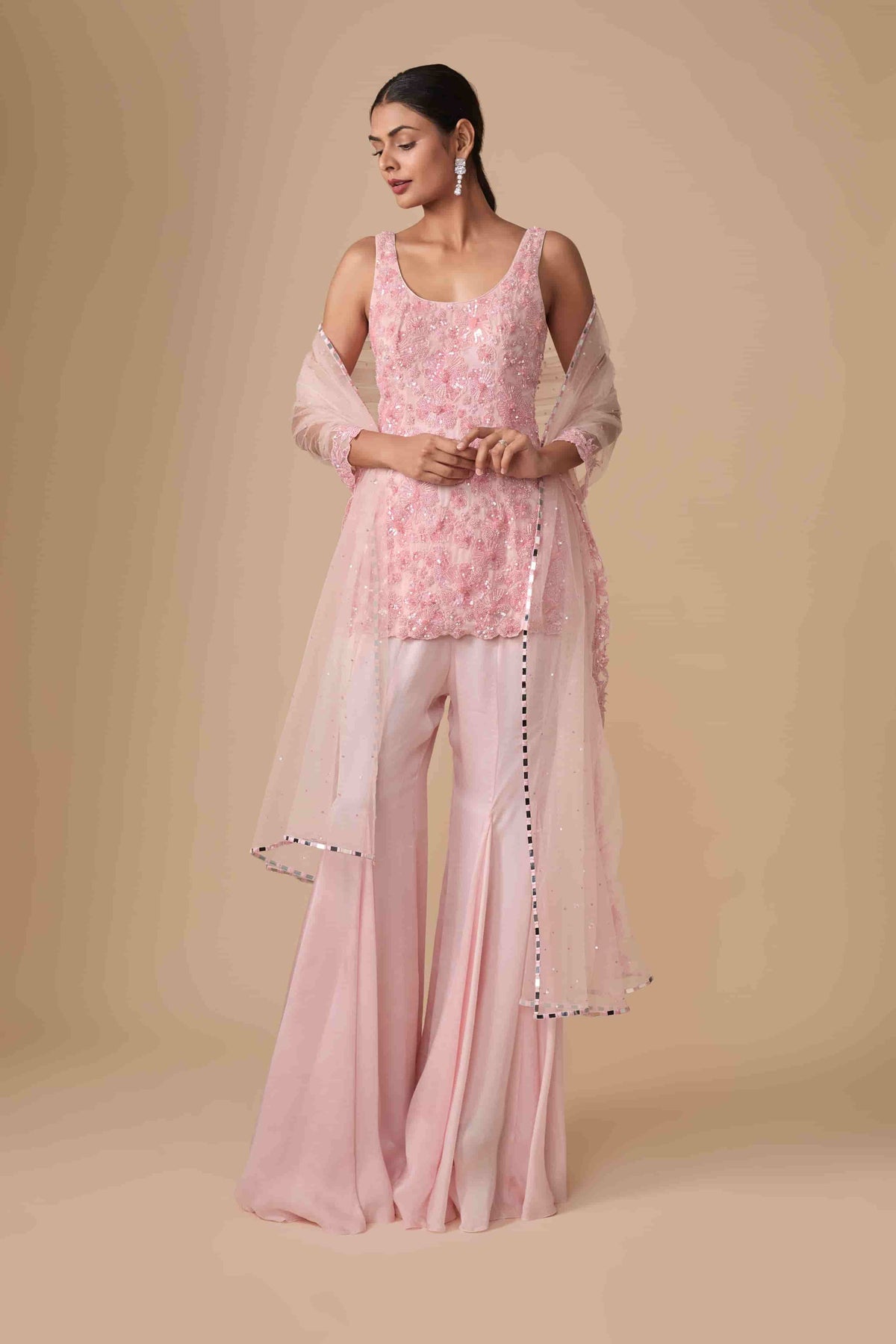 SHIMMER SHARARA SET