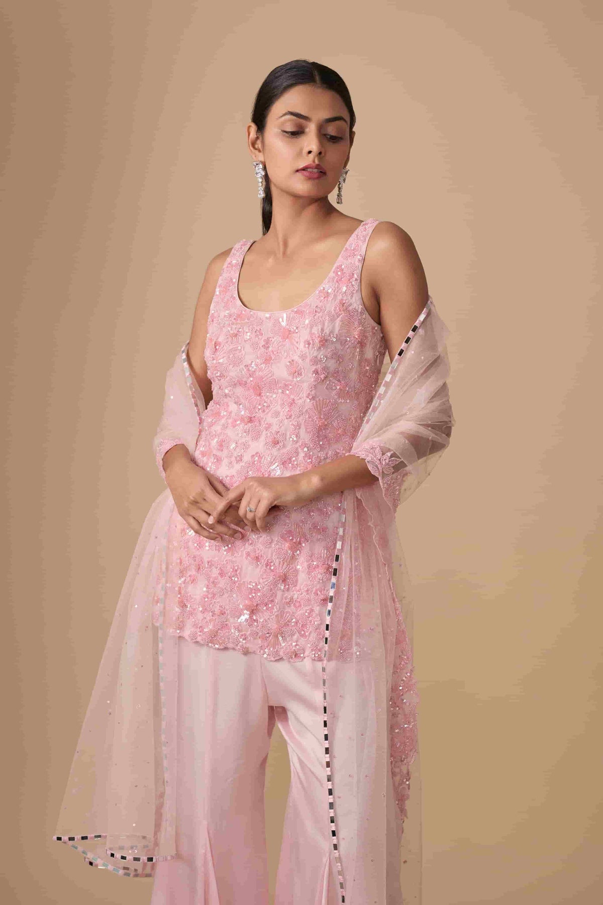 SHIMMER SHARARA SET
