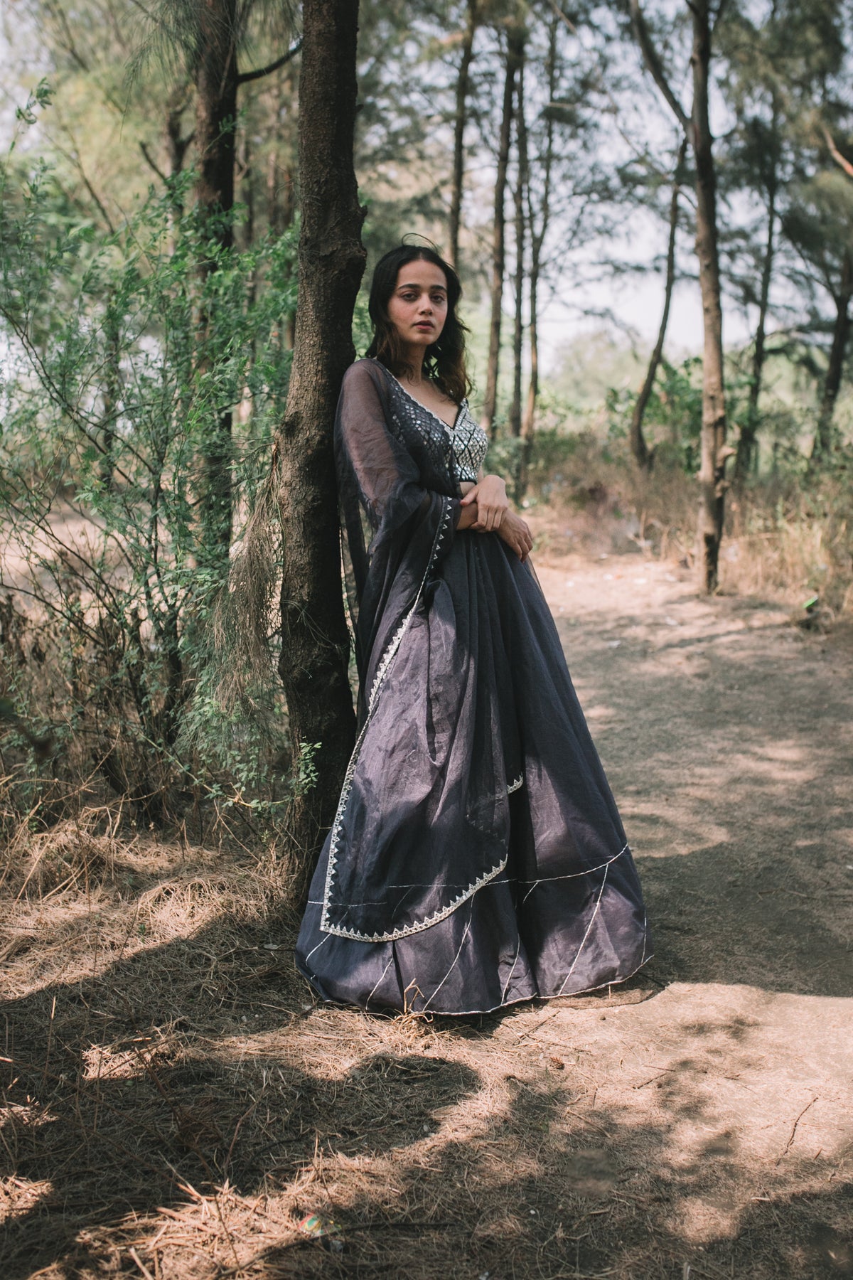 Siyah Lehenga