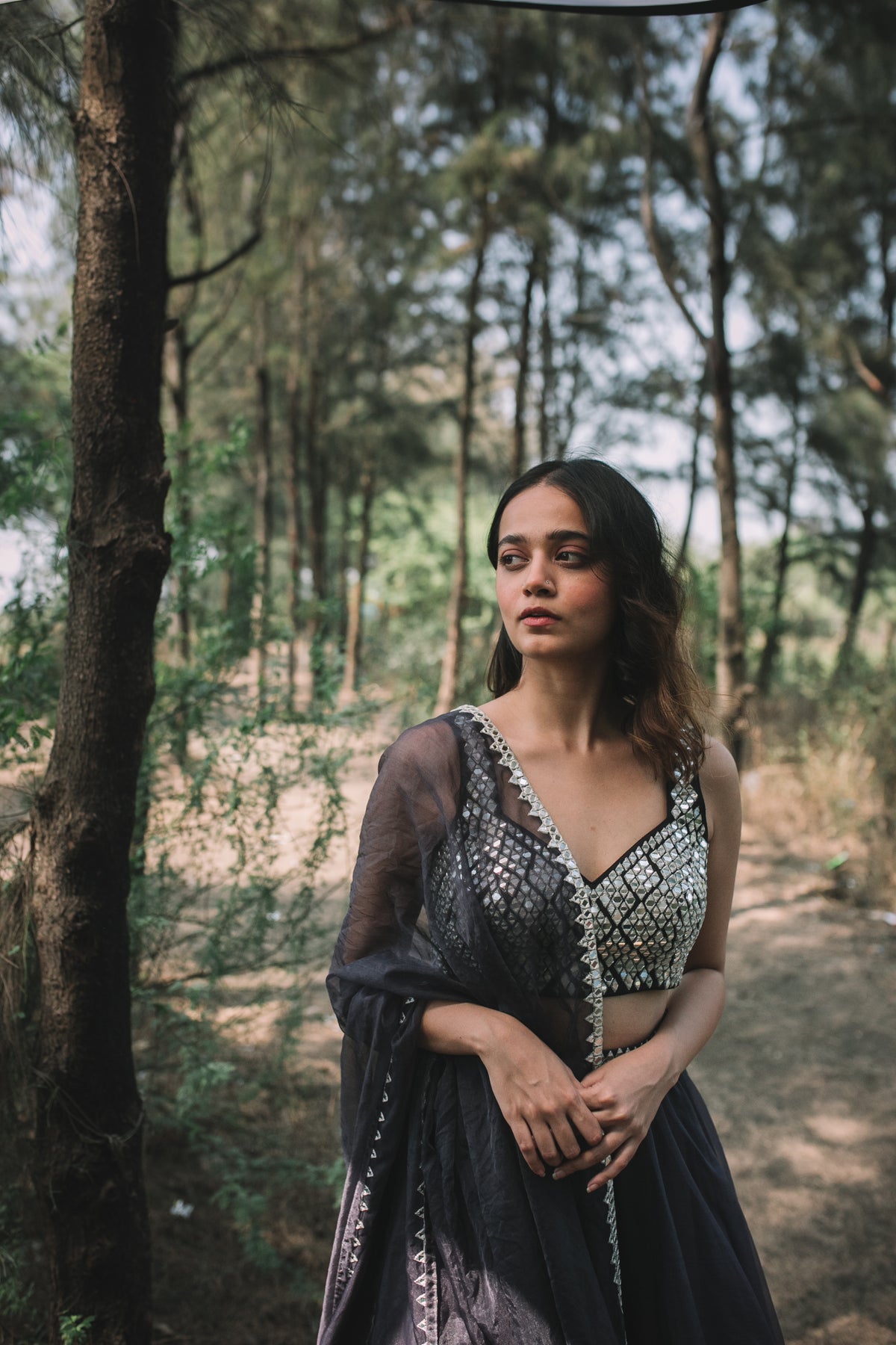 Siyah Lehenga