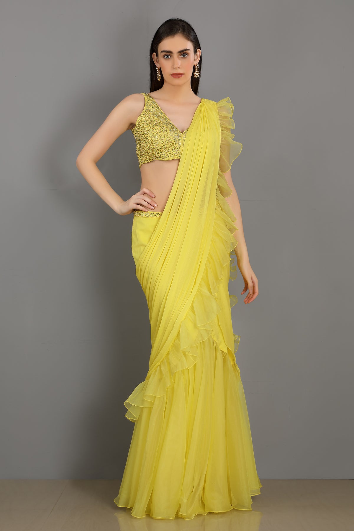 Shaam Pre Draped Saree
