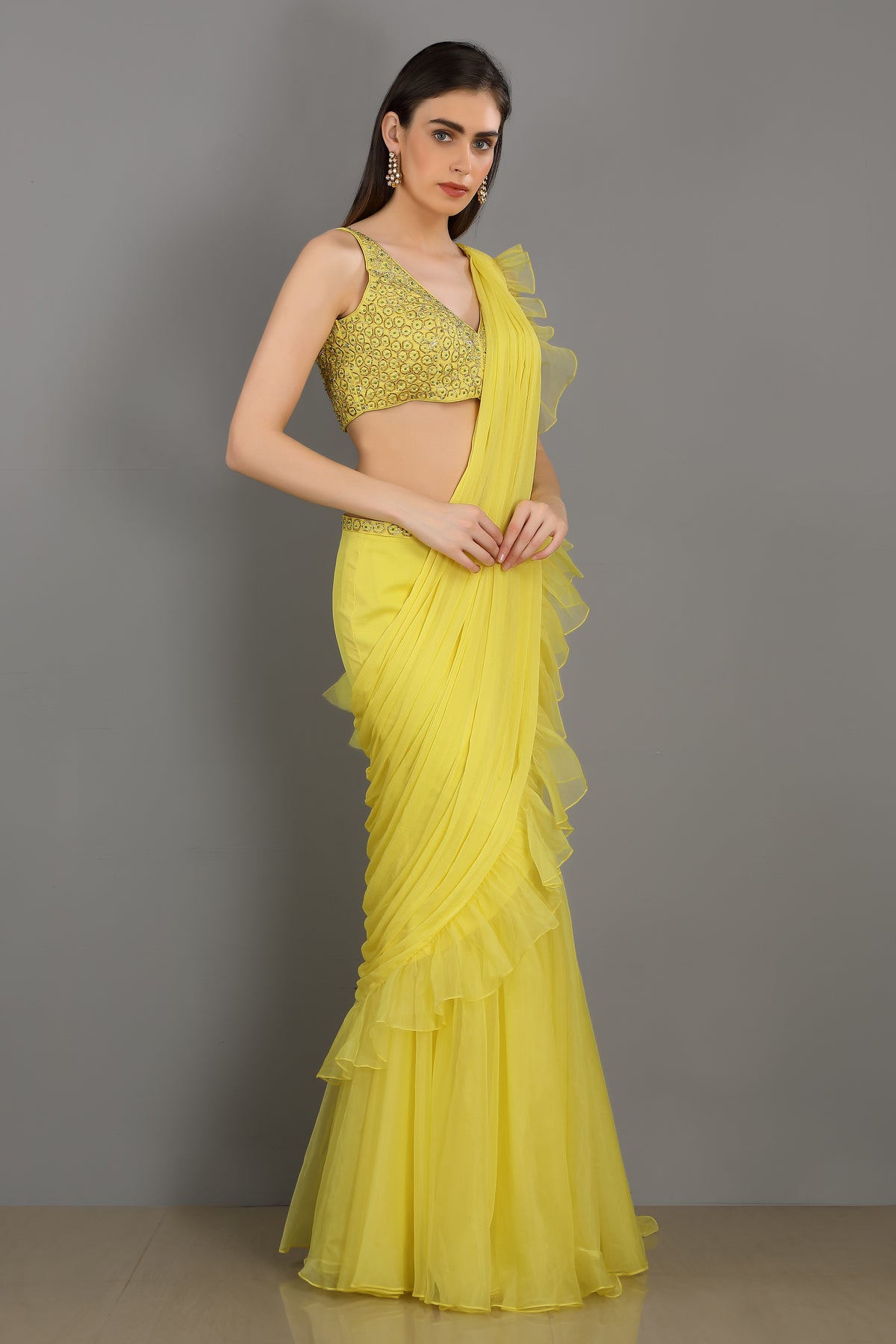 Shaam Pre Draped Saree