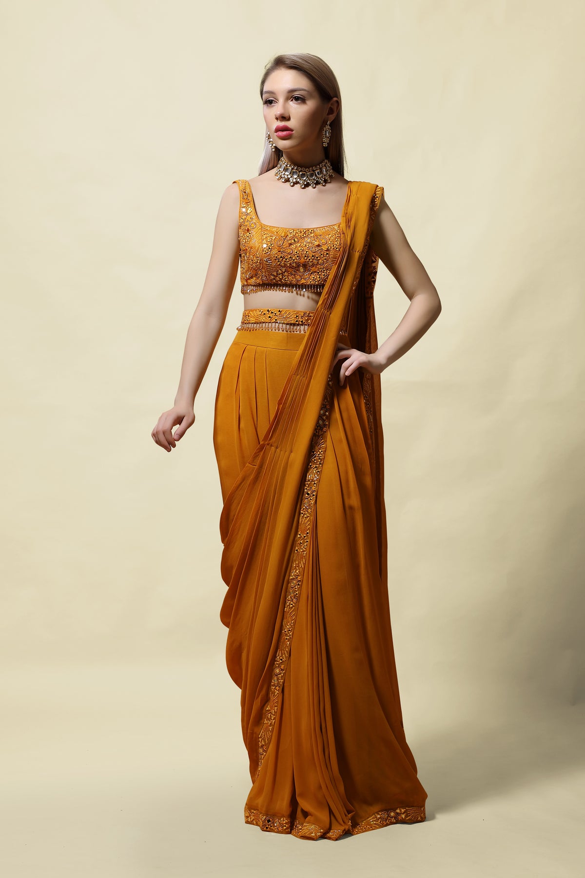 Gopika Pre Draped Saree