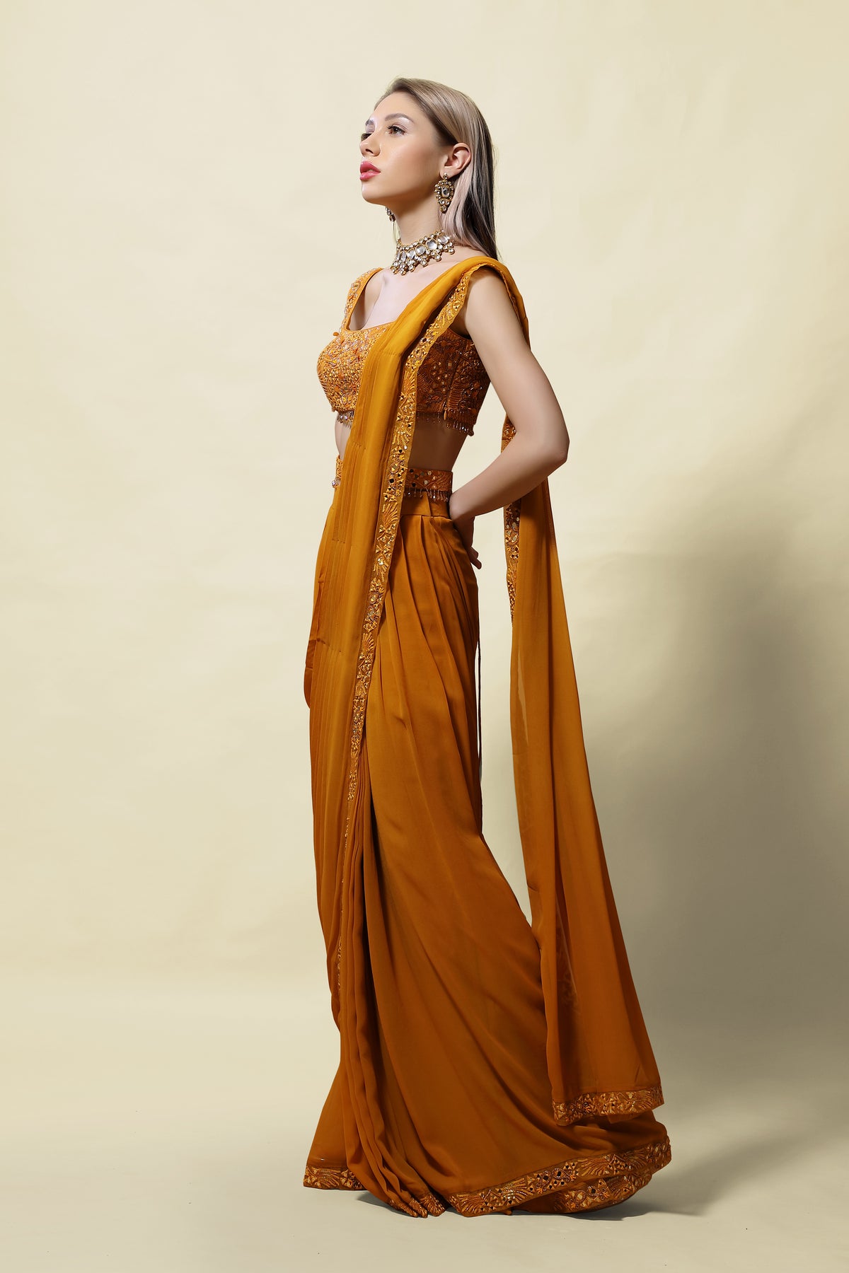 Gopika Pre Draped Saree