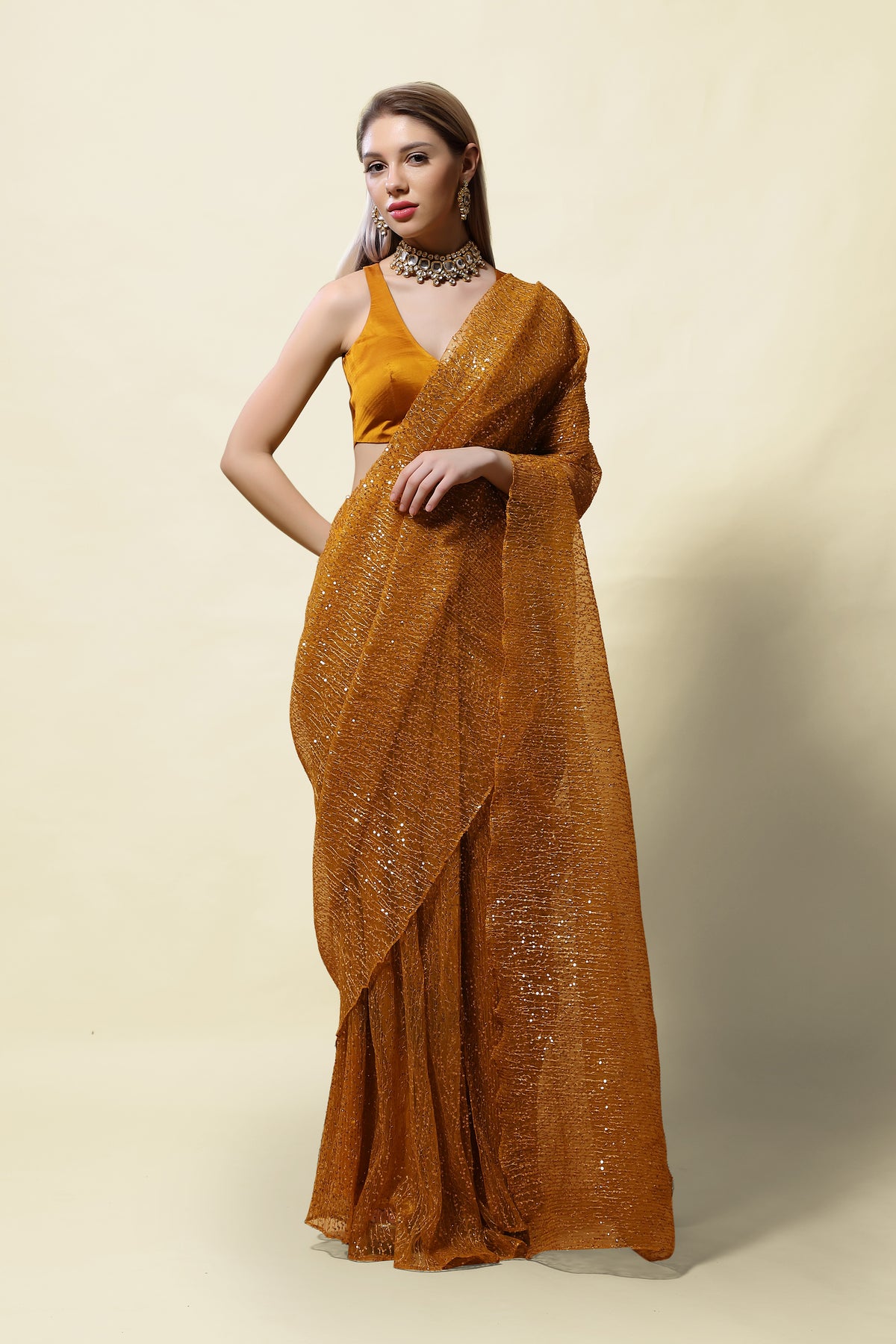 Sundari Pre Draped Saree