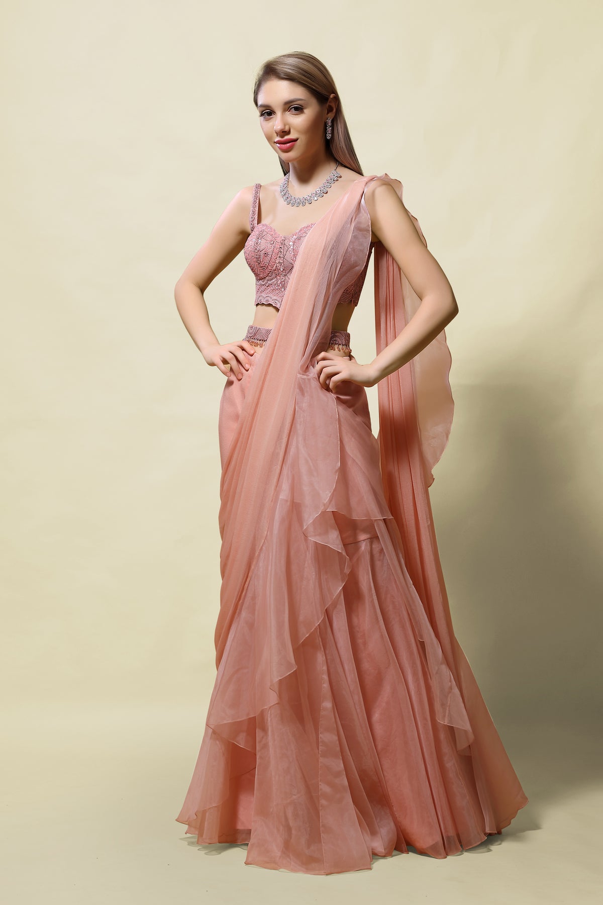 Isvari Pre Draped Saree