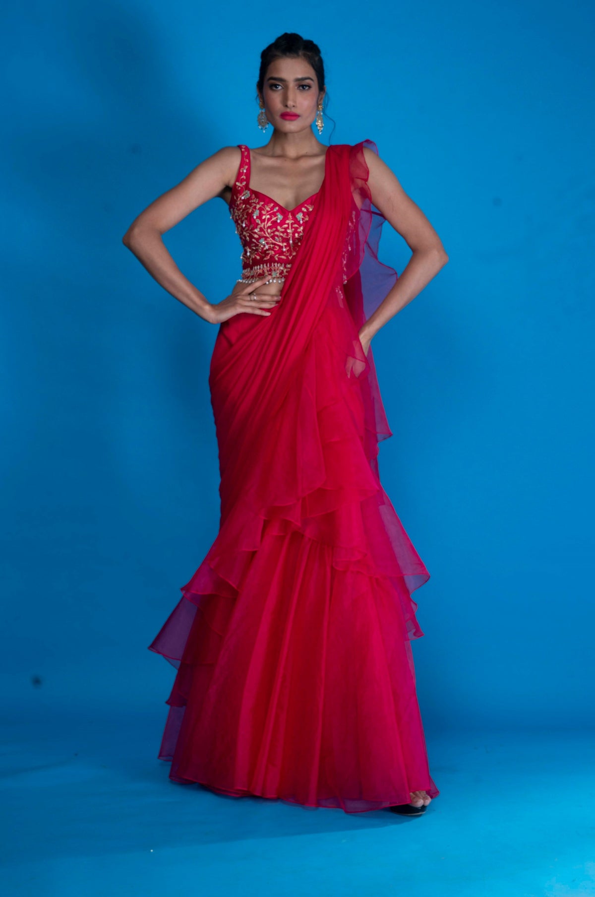 Shirani Pre Draped Saree