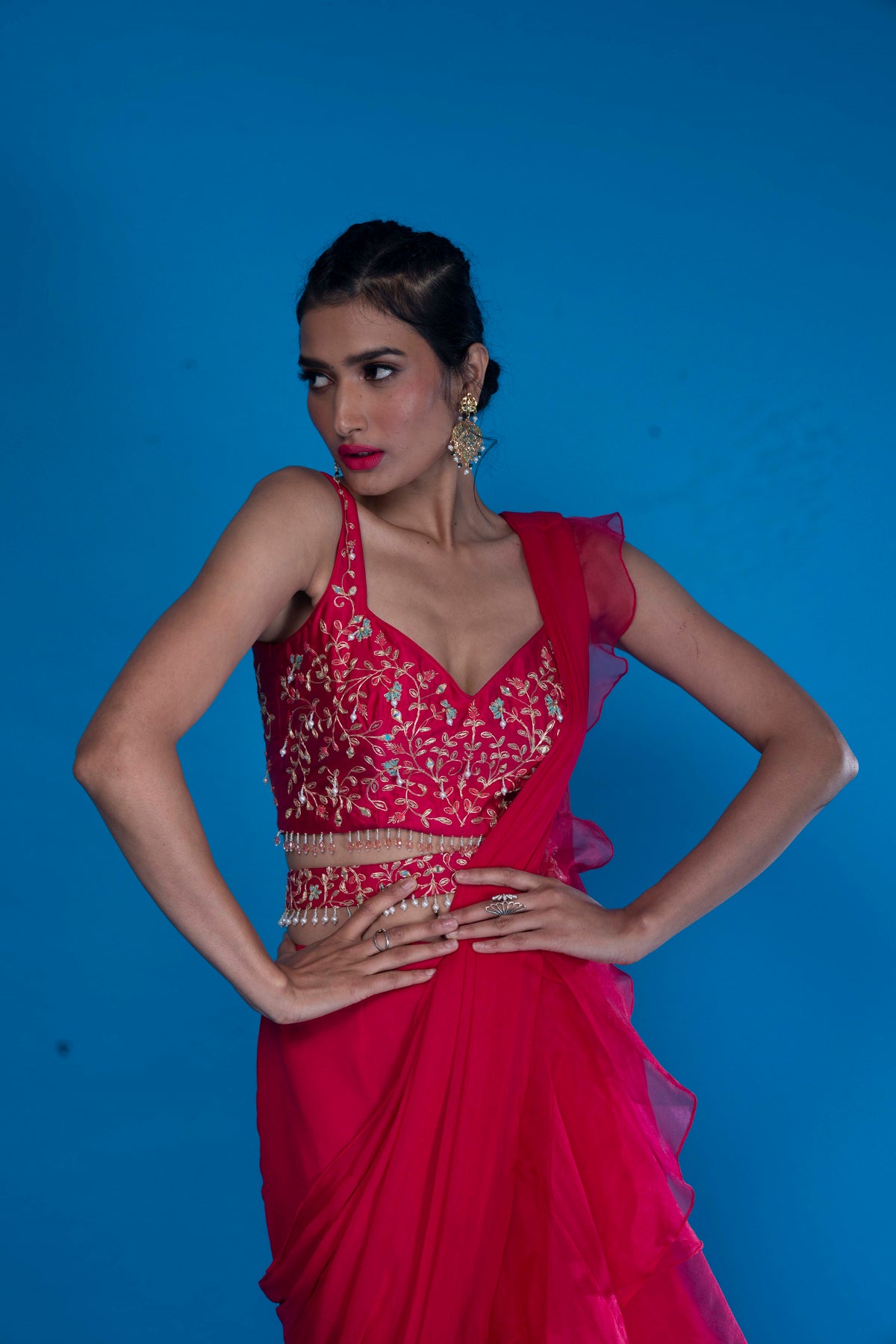 Shirani Pre Draped Saree