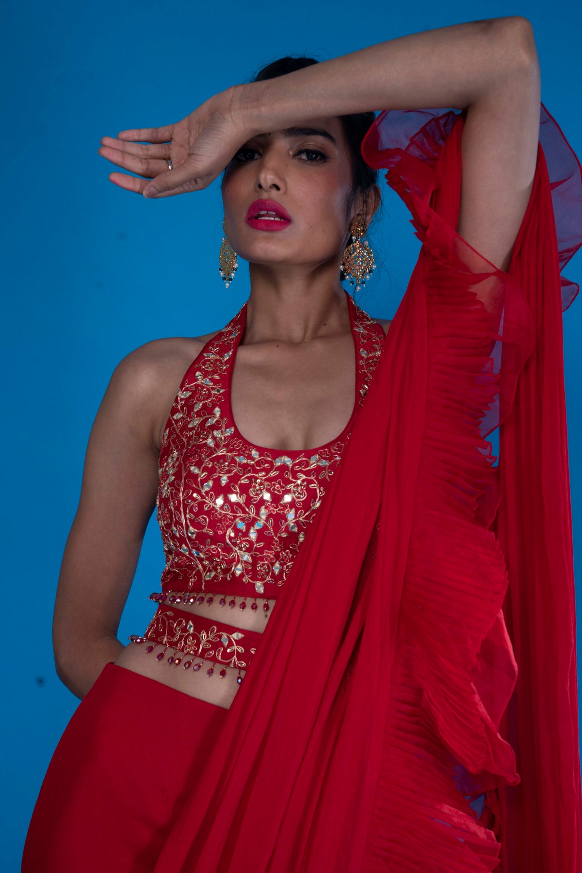 Fazli Pre Draped Saree